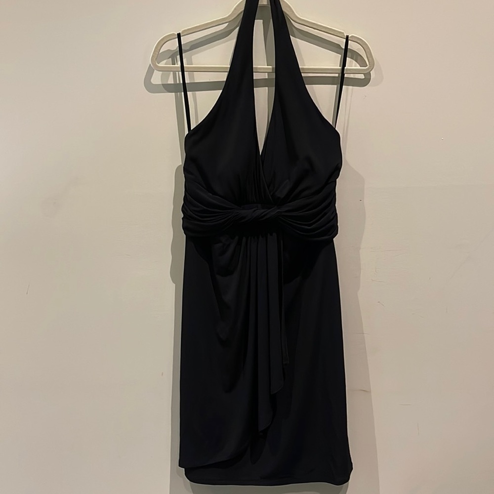 Max and Cleo halter little black dress